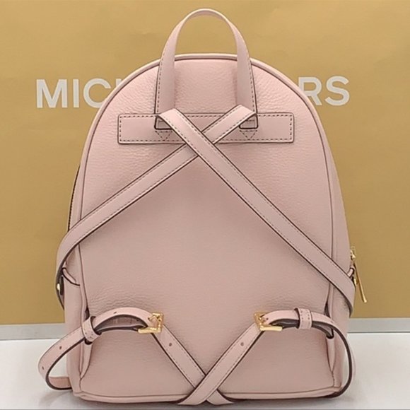 Michael Kors Adina Medium Backpack Leather Powder Blush - Picture 4 of 16